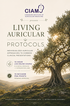 Living Auricular Protocols: Individualized Auricular Approaches to Common Clinical Presentations